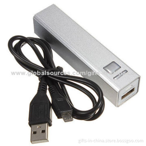 Power Bank for iPhone, CE Mark and 2,600mAh Capacity, 5.0V, 1A